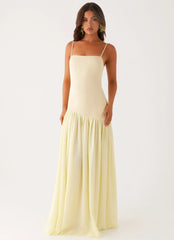 Asteria Maxi Dress - Yellow