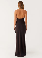 So Chic Maxi Dress - Cool Chocolate