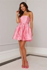 Silhouette Of Dreams Strapless Mini Dress