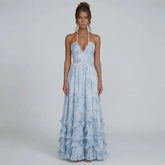 Vivienne Ruffle Maxi Dress