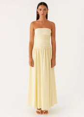 Carmel Maxi Dress - Yellow