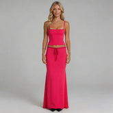 Demi Drawstring Maxi Set
