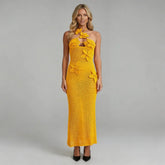 Leona Crochet Maxi Dress
