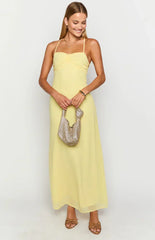 Arabelle Yellow Maxi Dress