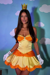 Petal Princess Dress - Yellow/Orange