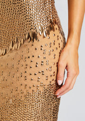 Carmine Embellished Dress