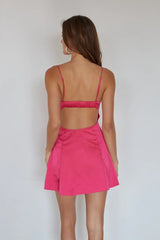 Mary Twist Front Mini Dress