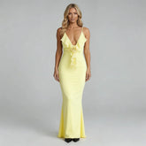 Cecelia Rosette Maxi Dress