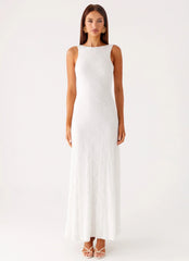 Embrace The Sun Maxi Dress - White
