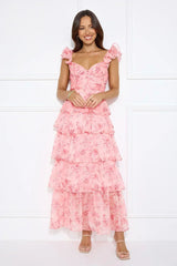 Sunbeam Soiree Maxi Dress Pink