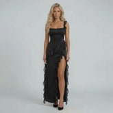 Jillian Ruffle Maxi Dress