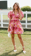 Abel Mini Dress - Pink