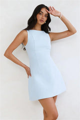 Simplicity Is Best Mini Dress Blue