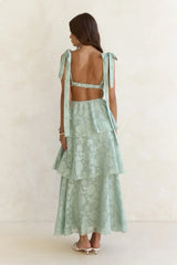 Meadow Of Dreams Maxi Dress Sage