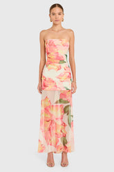 Leo Dress in Hibiscus