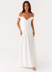 Basel Maxi Dress - White