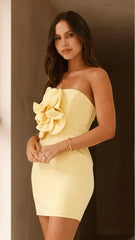 Xanbi Mini Dress - Yellow