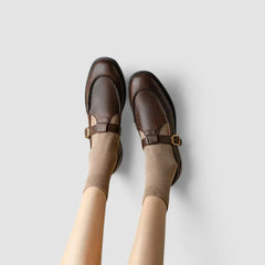 Women's Orthopedic Square Toe Mary Jane Shoes | Cushioned Comfort Flats