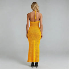 Leona Crochet Maxi Dress