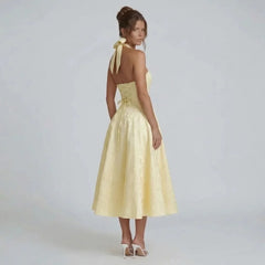 Ava Jacquard Midi Dress