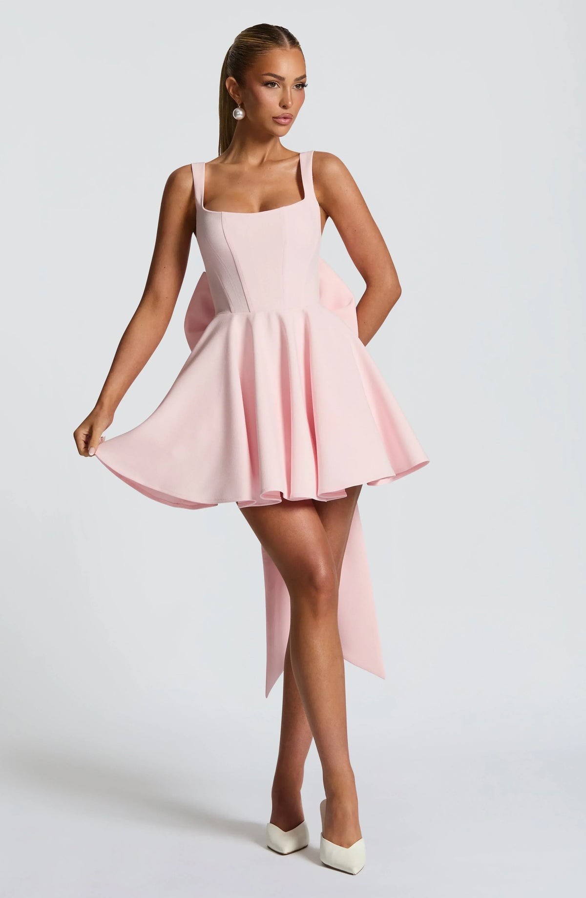 Rue Mini Dress - Blush