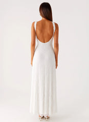 Embrace The Sun Maxi Dress - White