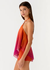 Twin Flame Top - Orange