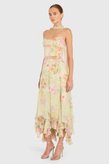 Monterey Dress With Scarf in Whistledown