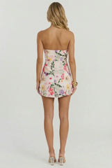 Birthday In Positano Floral Mini Dress
