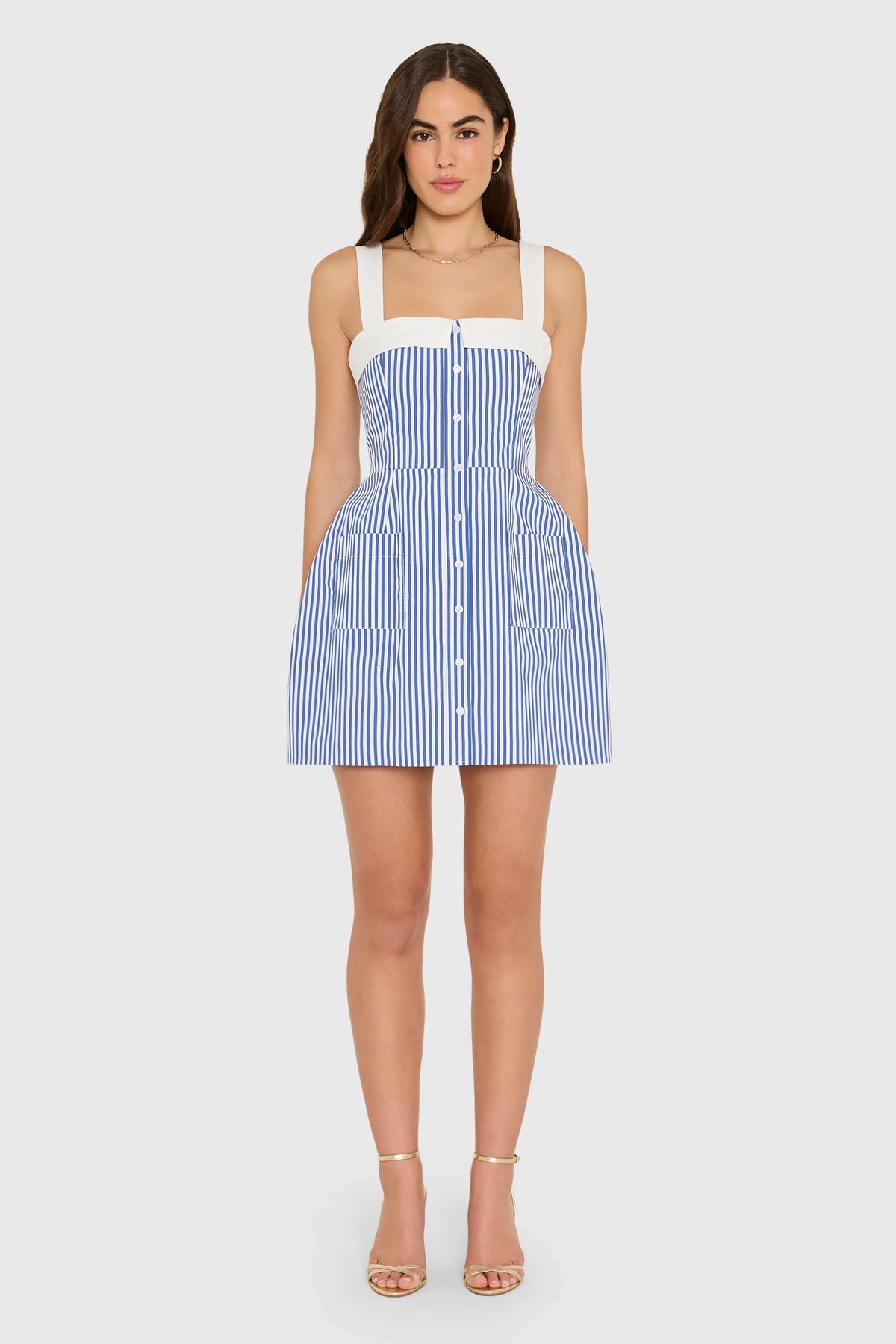 Mindy Dress in Bayhaven Stripe