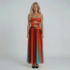 Haley Ombre Maxi Dress