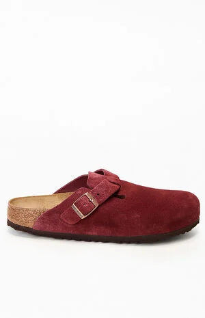 Birkenstock Women’s Boston Soft Footbed Clog Maroon