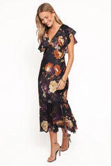 Evonne Midi Dress - Nightfall Floral