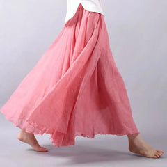 Women's Skirt | Flowy A-Line Maxi Skirt | Lightweight Elegant Design