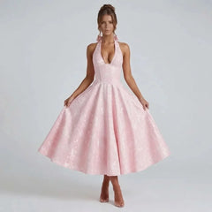 Ava Jacquard Midi Dress