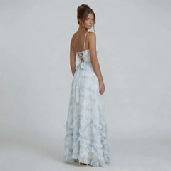 Vivienne Ruffle Maxi Dress