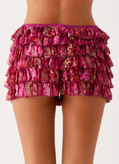 Entertain Me Bloomer Shorts - Lavender Lagoon