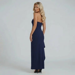 Eve Ruched Maxi Dress