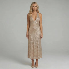 Emily Sequin Midi Dress