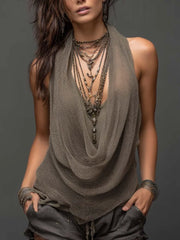 Women's Ribbed Tank Top Two-Piece Set | Casual Matching Lounge Co-ord