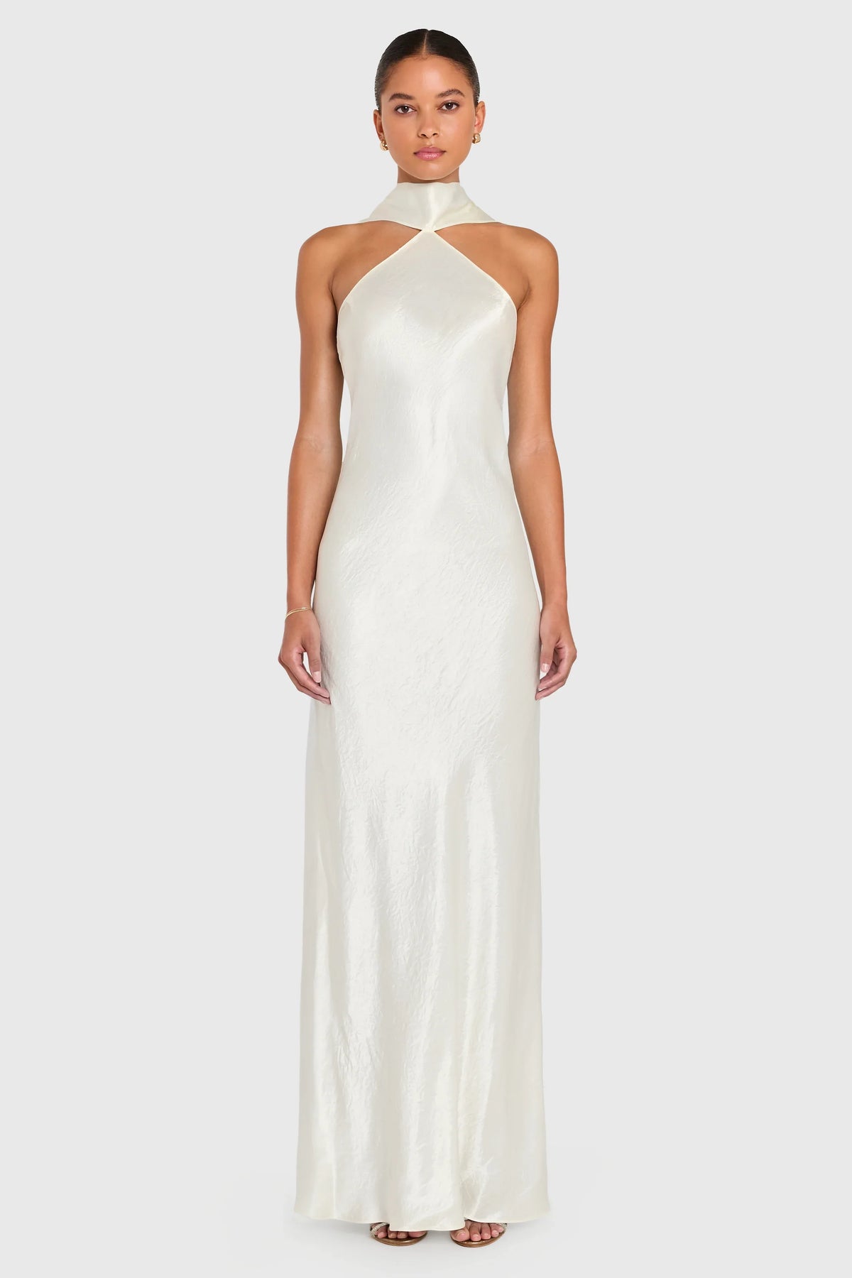 Ashton Maxi in Satin