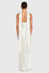 Ashton Maxi in Satin