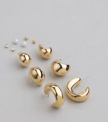 Statement Six Pack Earrings Set