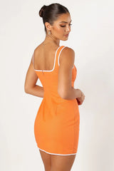 Samara Mini Dress - Orange