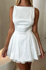 Elodie Dress - White