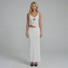 Viviana Mesh Maxi Dress