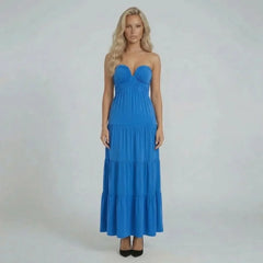 Iris Ruched Maxi Dress