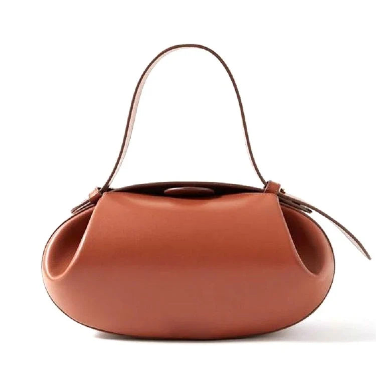 Sculptural Round Shoulder Bag