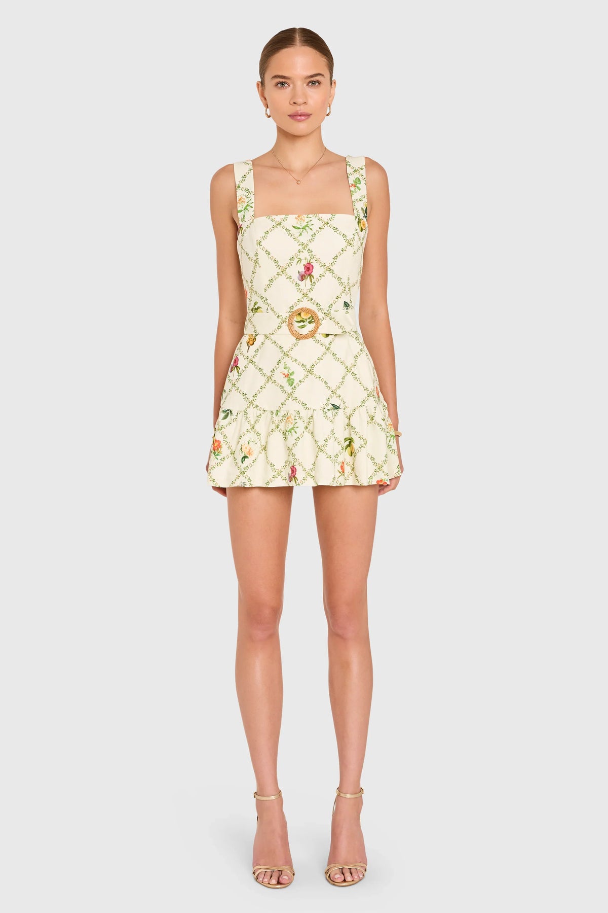 Lena Romper in Trellis
