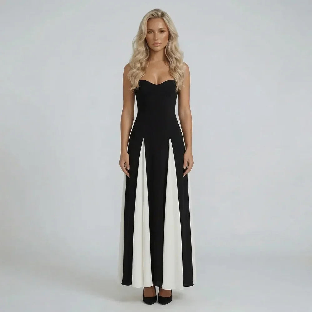 Sydney Contrast Maxi Dress